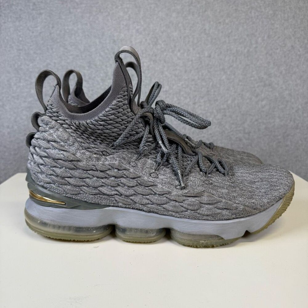 Nike LeBron 15 EP 'City Edition' 897649-005 Men's Size 13 Gray Basketball Shoes